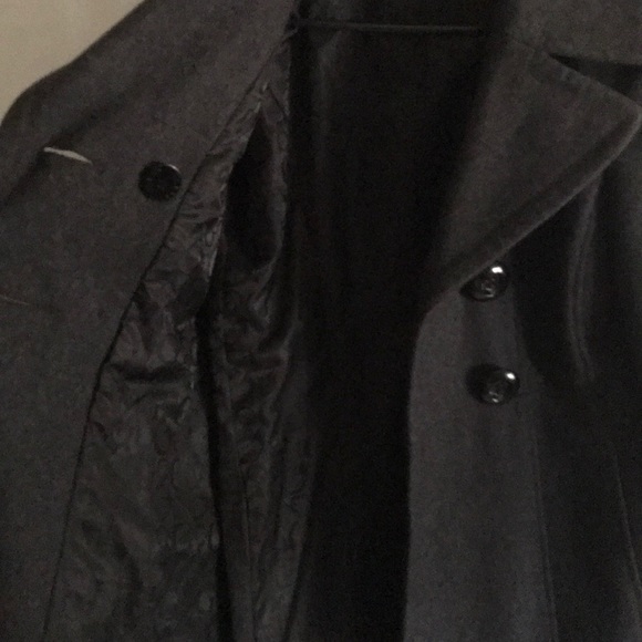 Charcoal black/dark grey coat - Picture 4 of 5